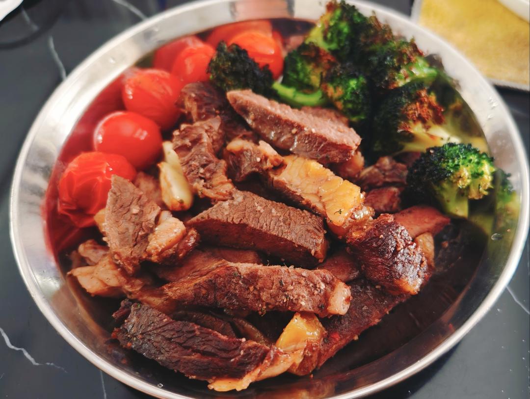 🔥零厨艺！空气炸锅牛排🥩