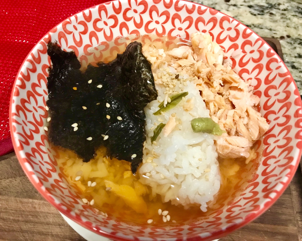 【快手营养的】日式三文鱼泡饭的做法