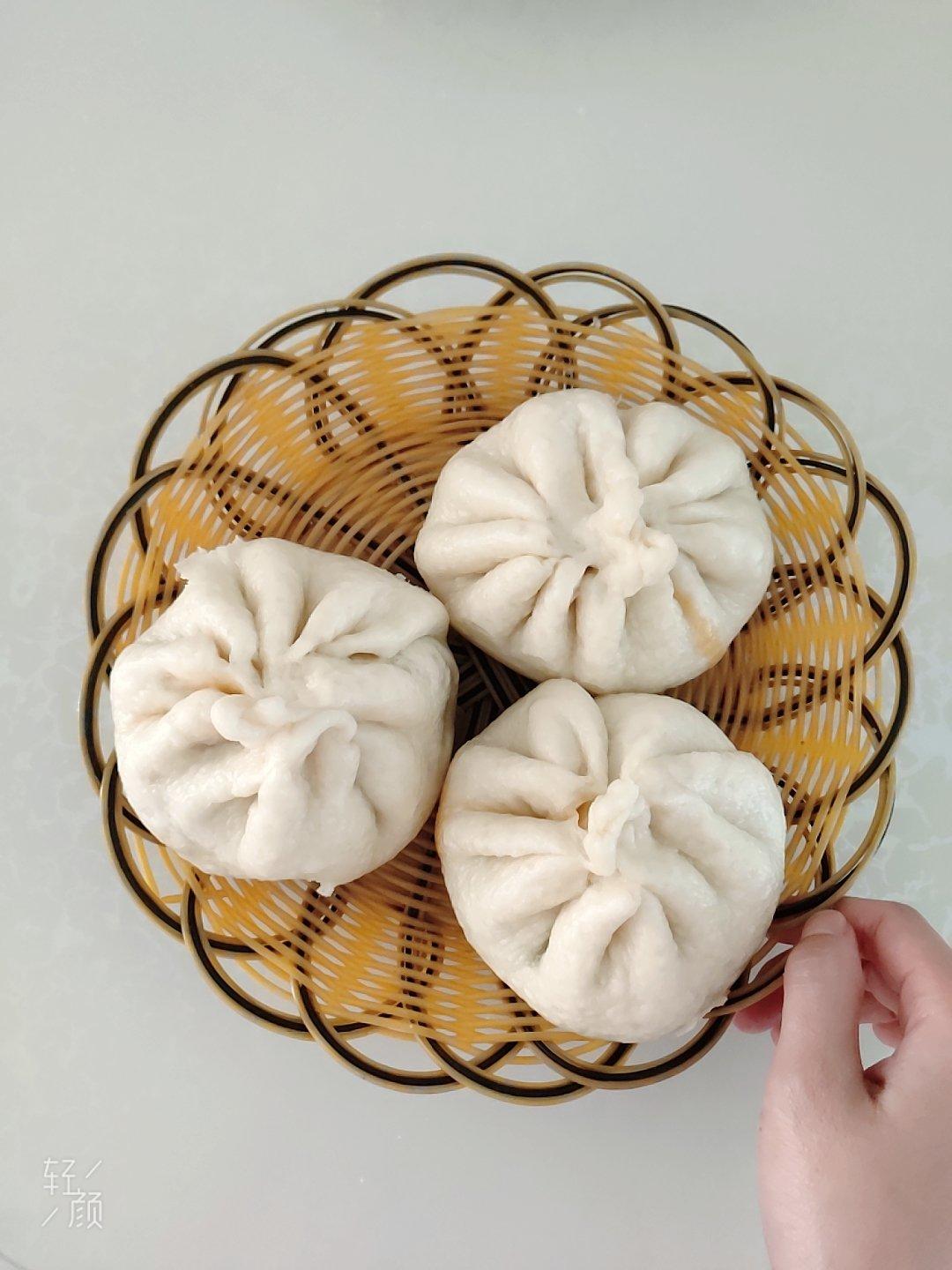 堂妈教你山菜鲜肉大包子