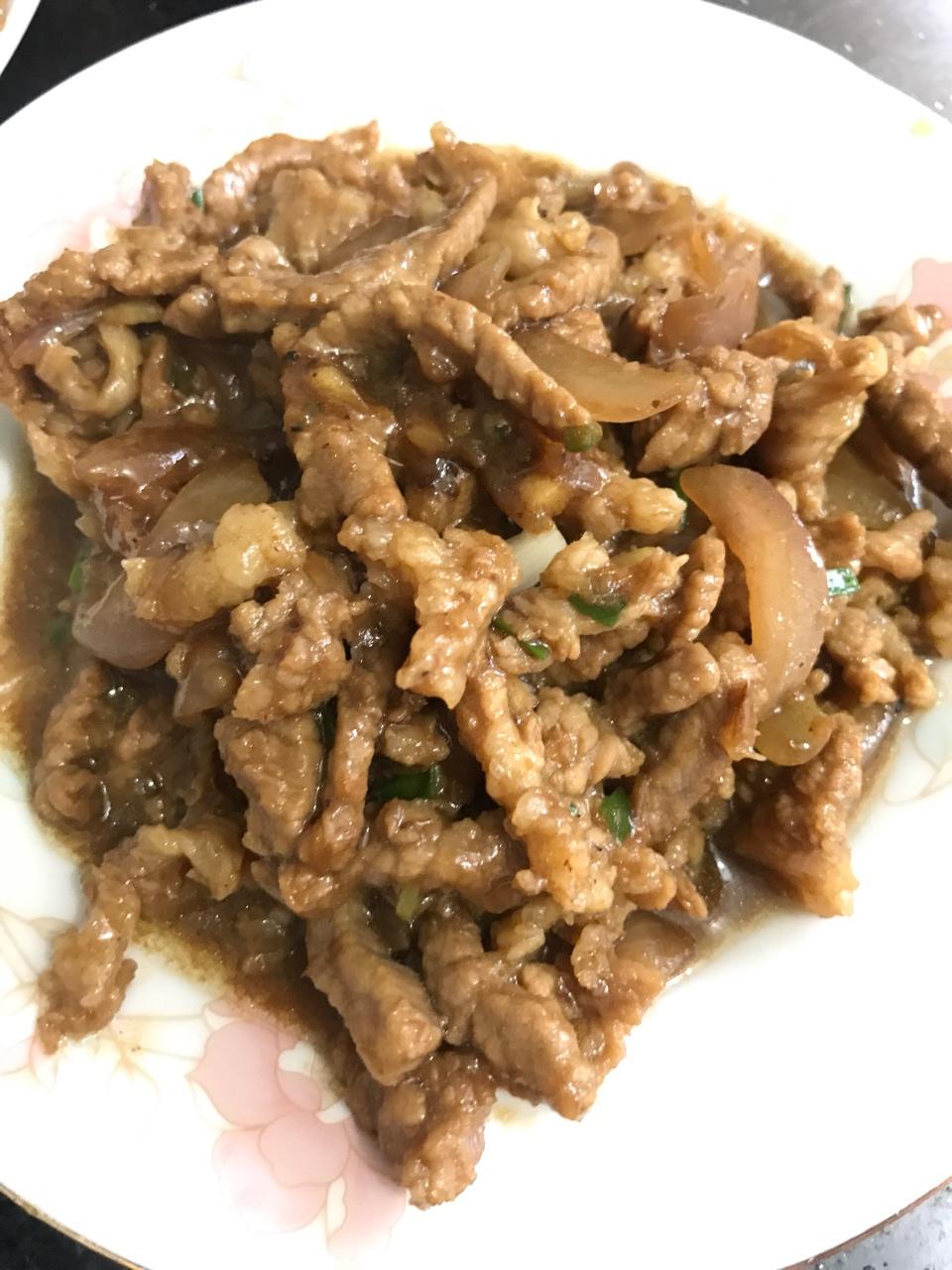 洋葱牛肉丝