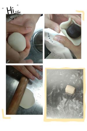 自创迷你蛋黄酥的做法 步骤8