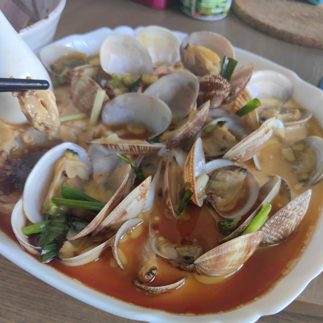 超滑嫩的蛤蜊炖蛋