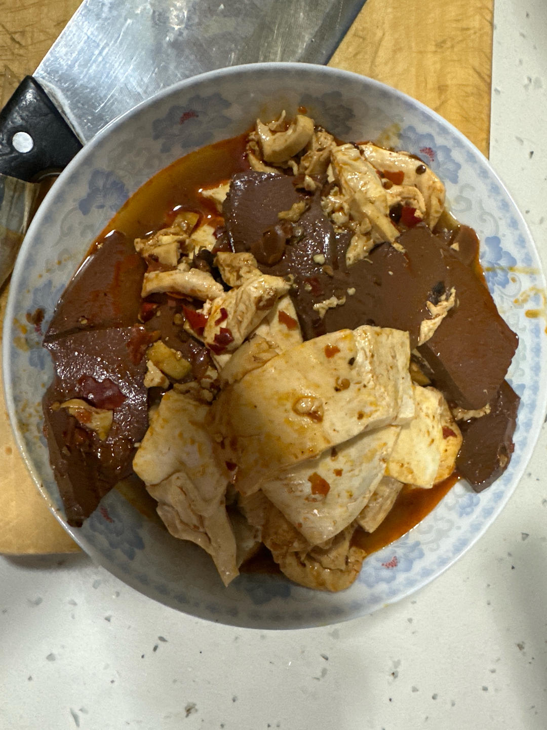 鸭血豆腐