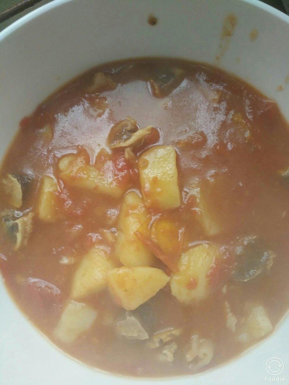 番茄土豆炖牛腩