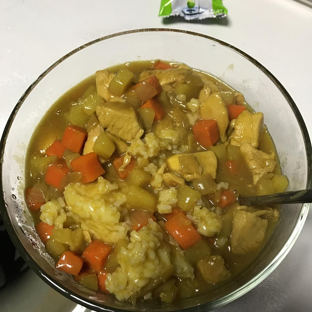 咖喱土豆鸡块