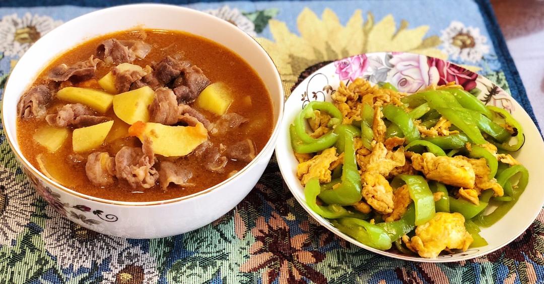 番茄土豆肥牛锅