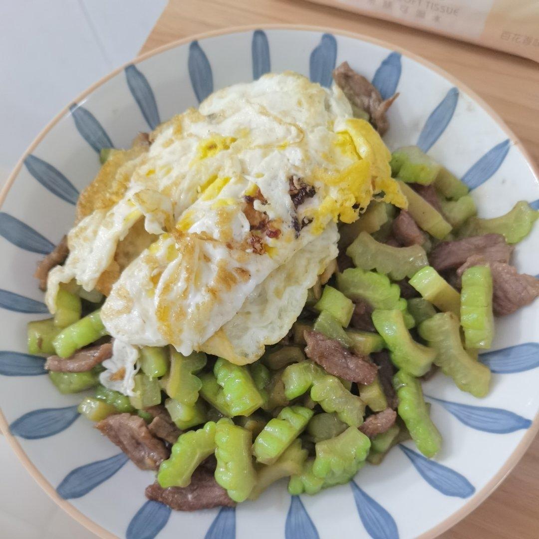 苦瓜炒肉丝