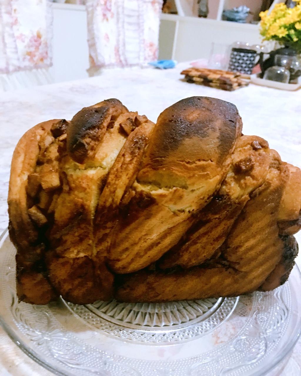 （视频菜谱）肉桂黑糖 辫子面包