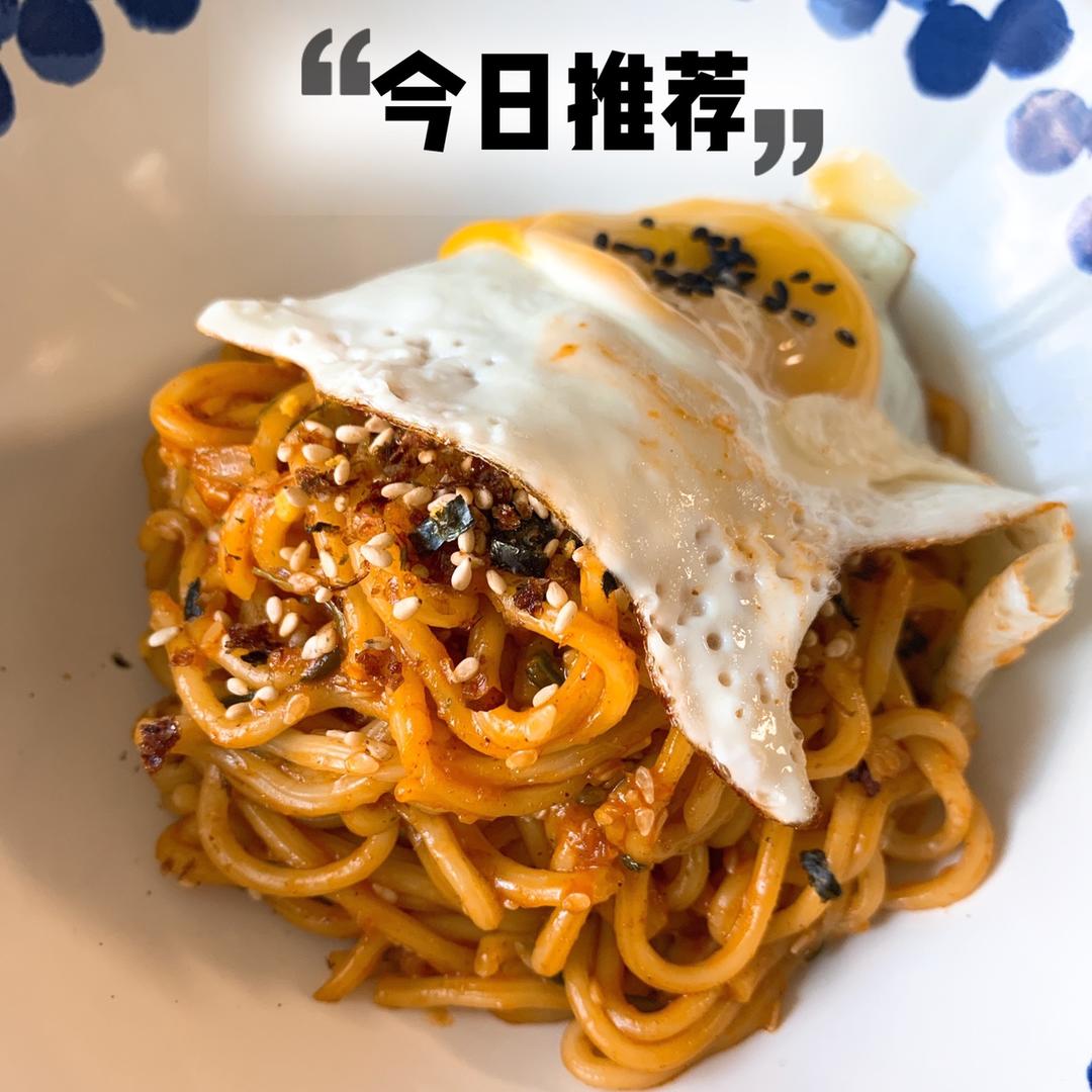 韩式海鲜拌面
