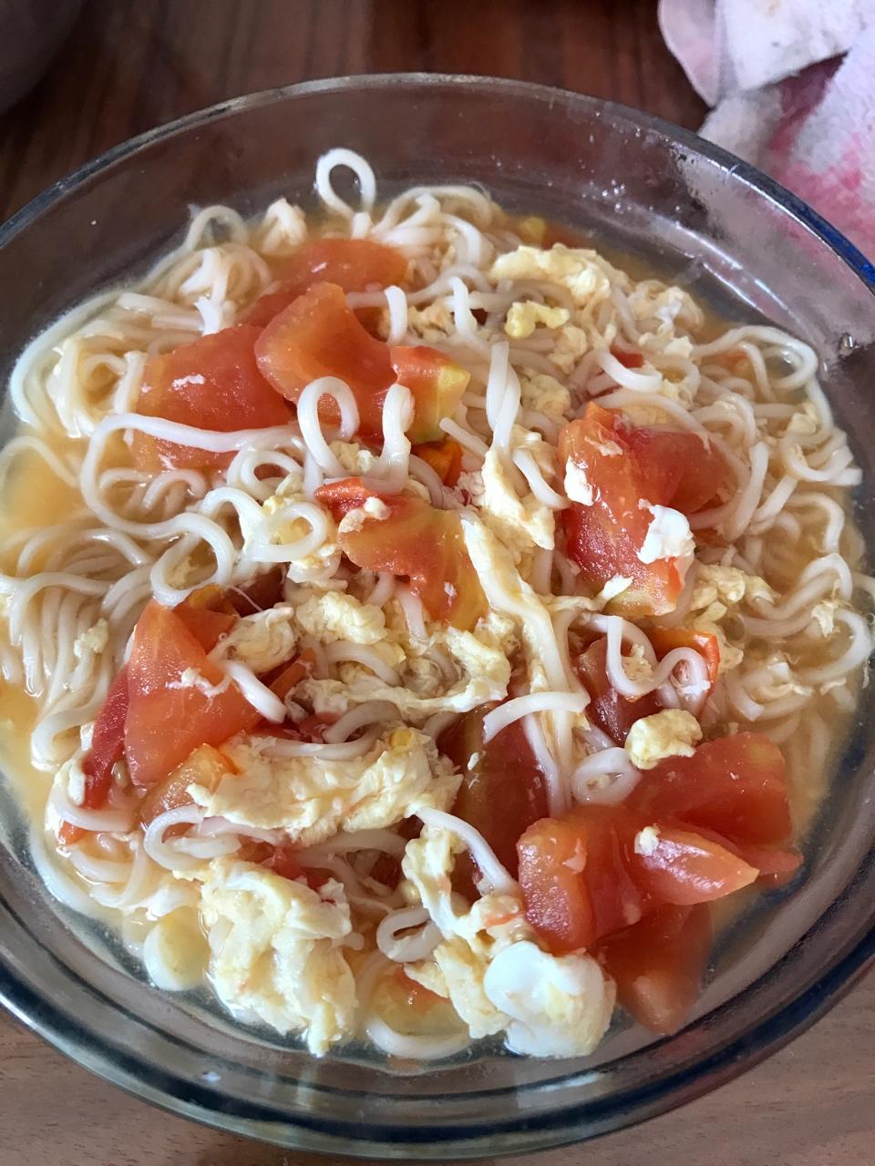 番茄鸡蛋汤面