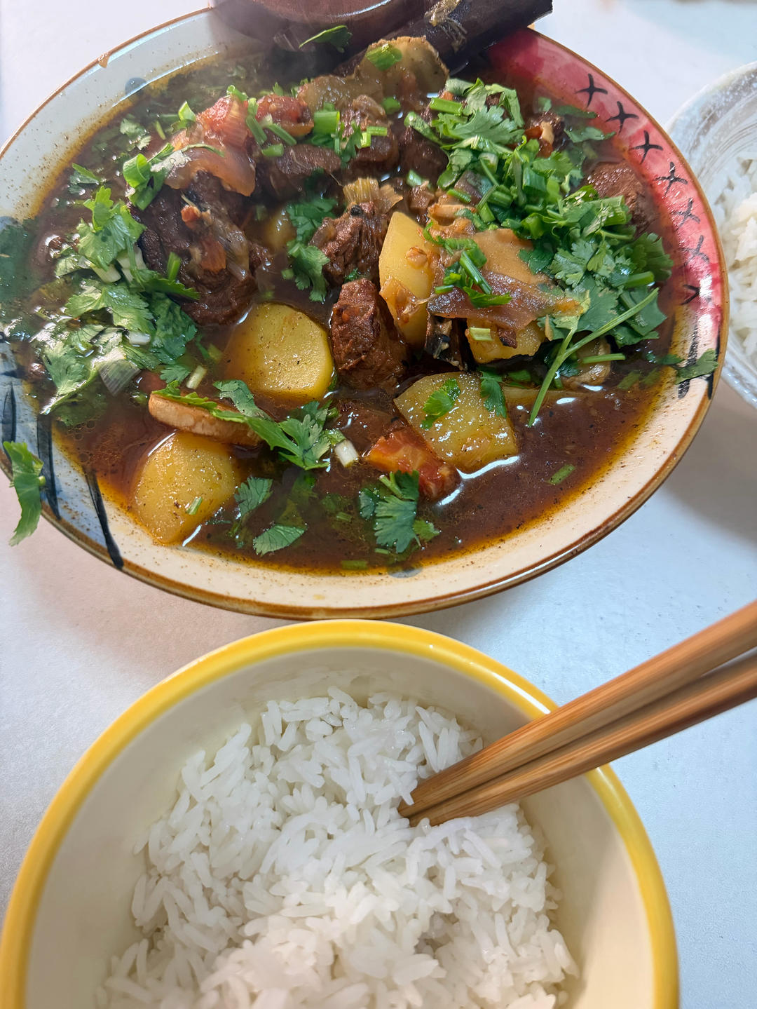 番茄土豆炖牛腩