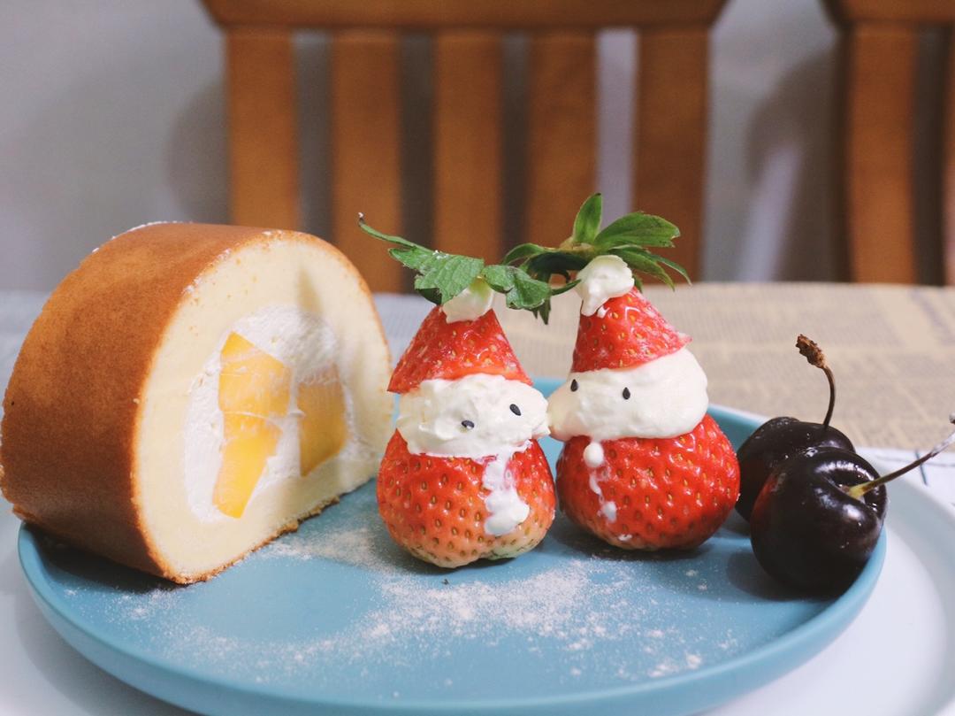 胖乎乎奶油芒果卷/不开裂不掉皮全过程详细图解烘焙视频/蛋糕篇6：「厚卷」