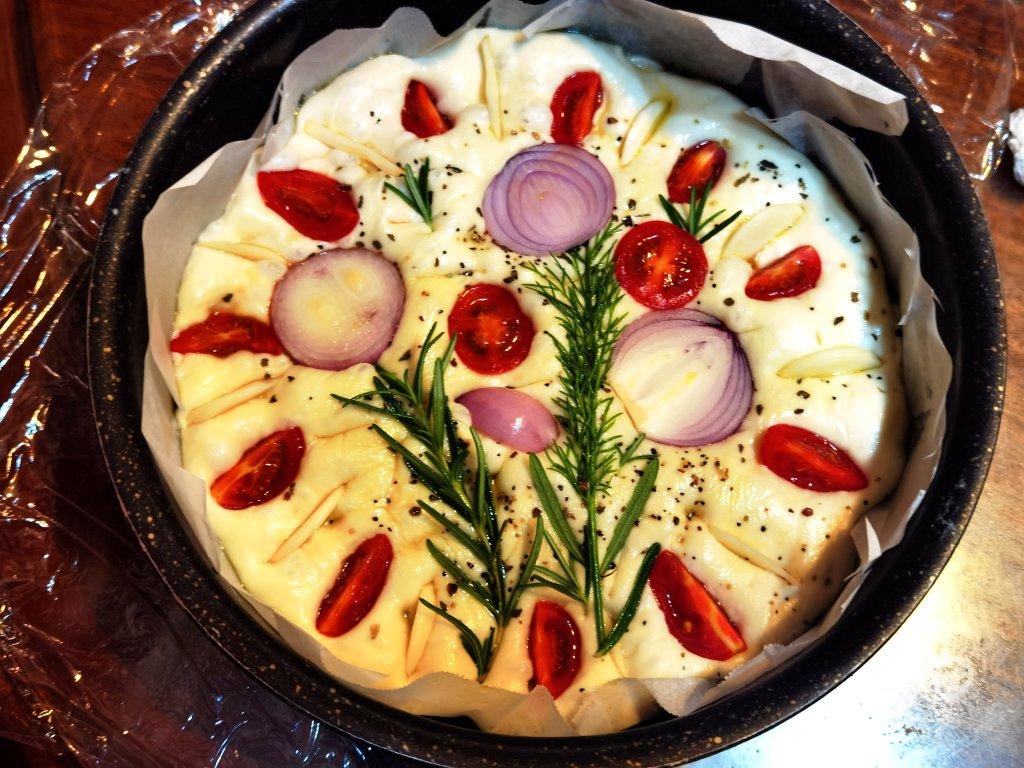 超快手意式佛卡夏面包