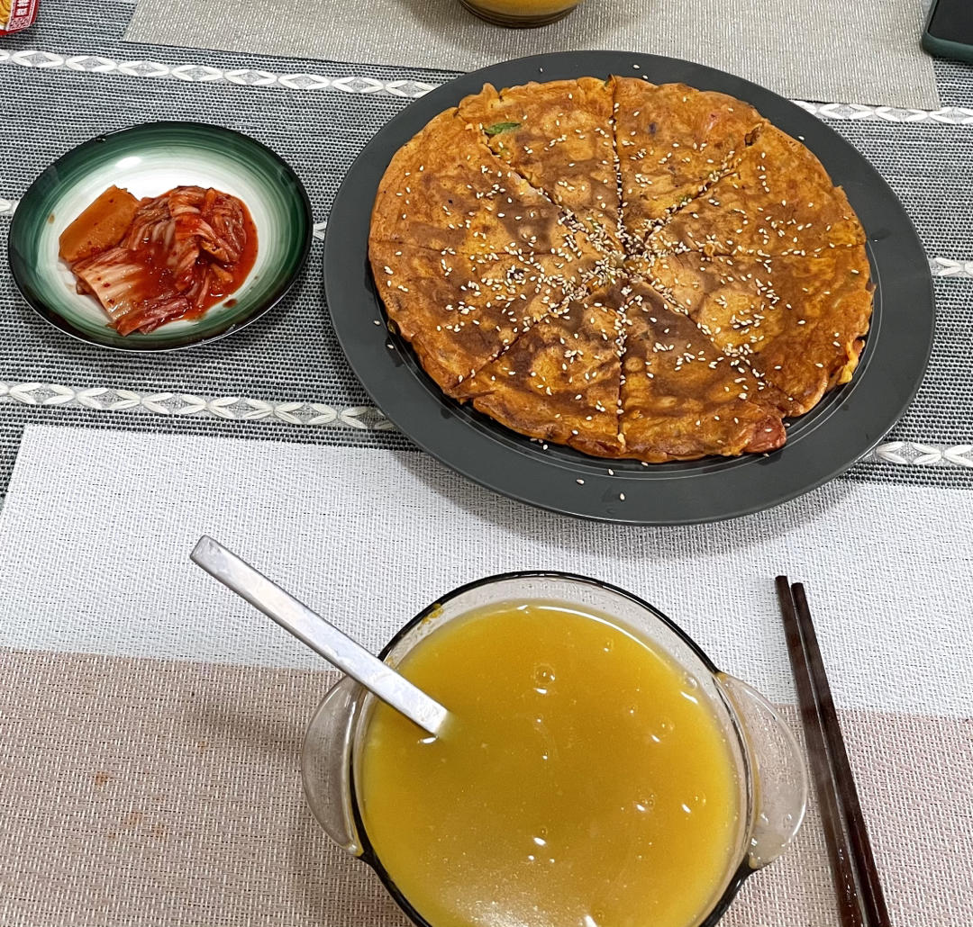 堂妈教你做泡菜饼