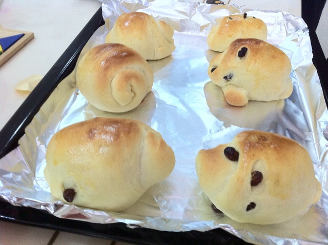 黄油面包卷