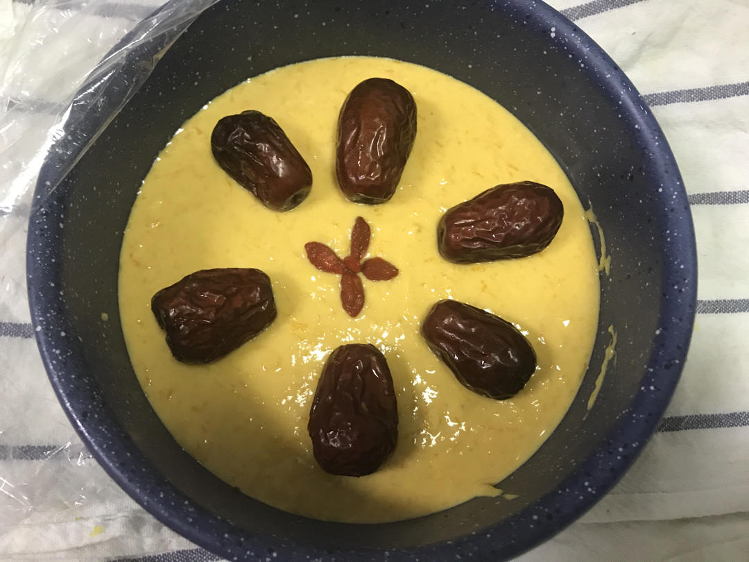 好吃😋到爆的无糖无油南瓜🎃玉米🌽发糕