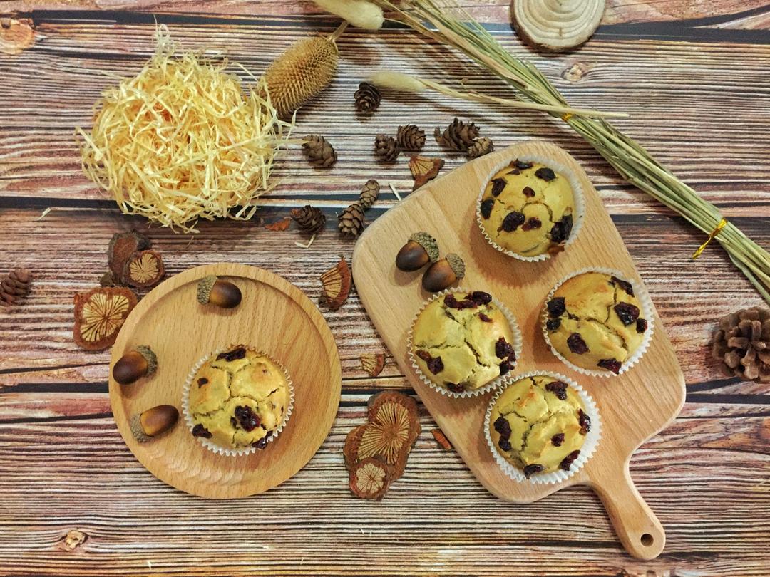 少女心的香蕉蔓越莓玛芬