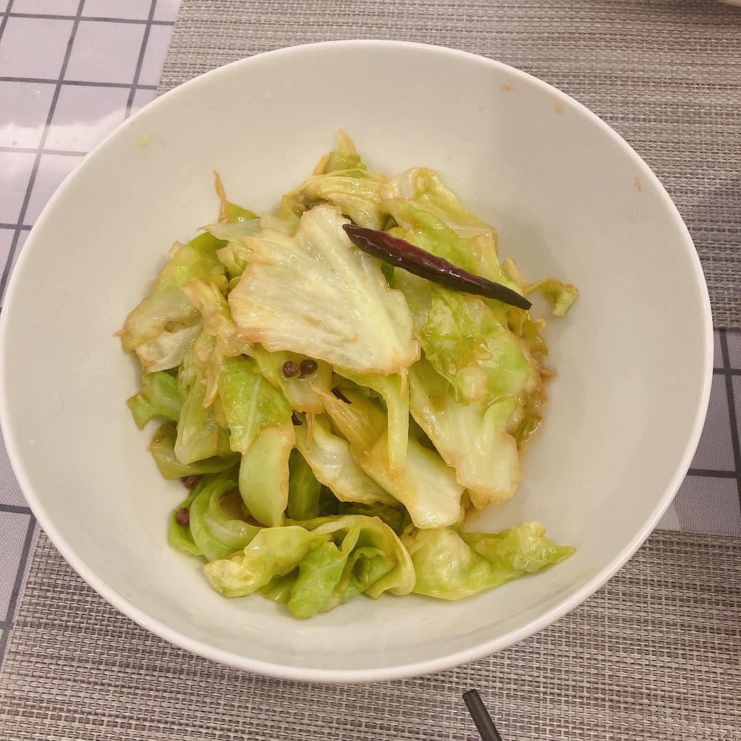 饭店版炝炒甘蓝