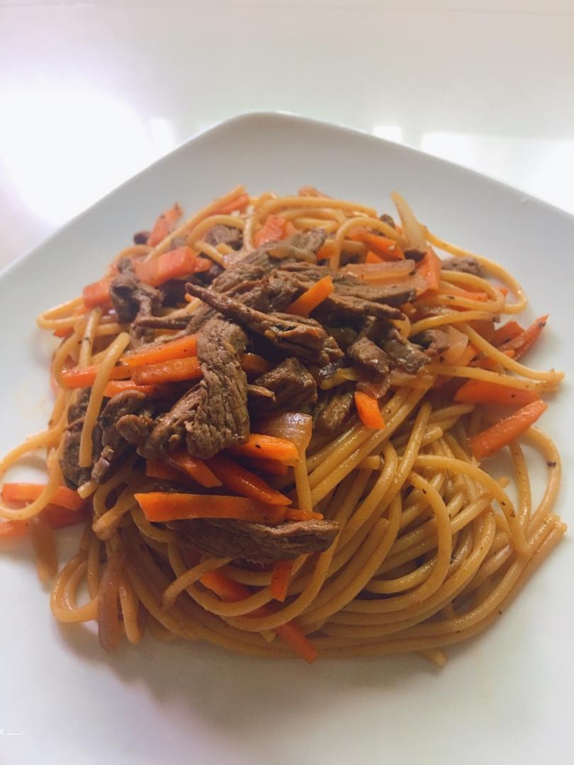 比餐厅好吃的黑椒牛柳意面🍝零失败简单教程