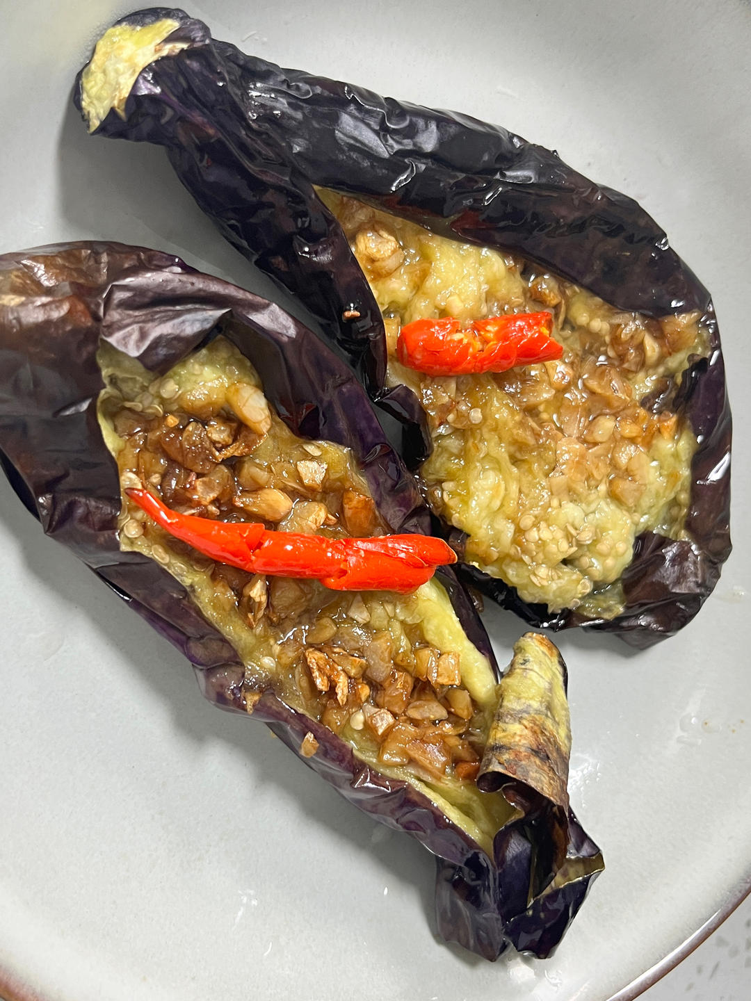 🔥蒜蓉烤茄子🍆｛空气炸锅食谱｝
