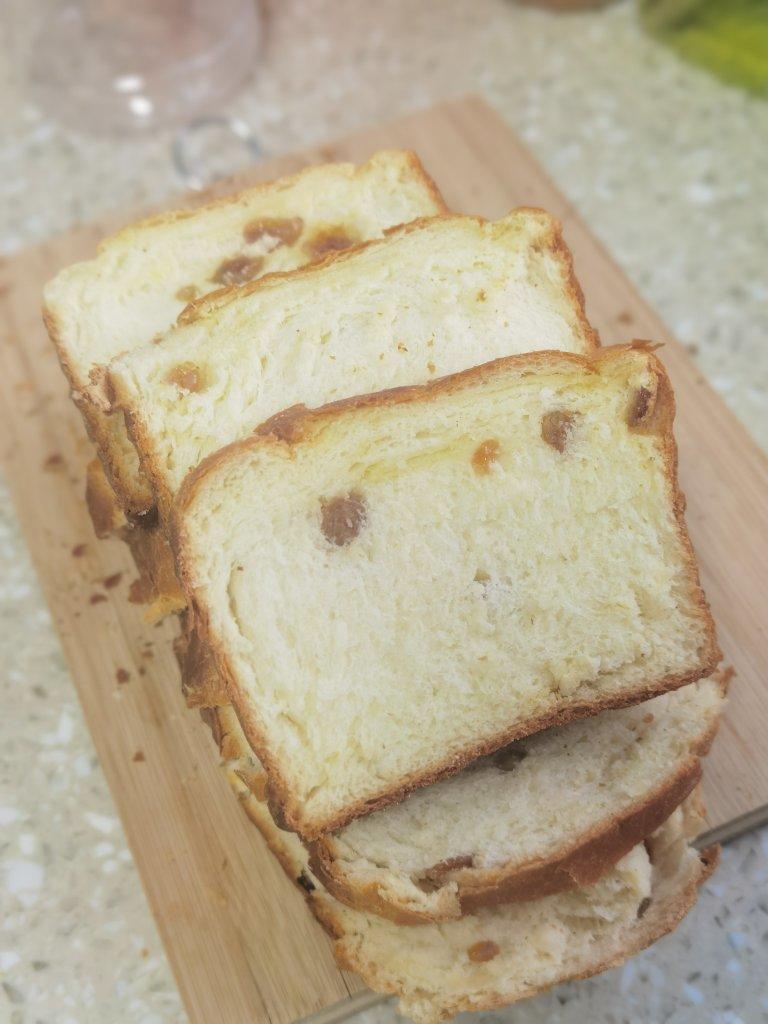 提子吐司，黄提奶油闪亮吐司