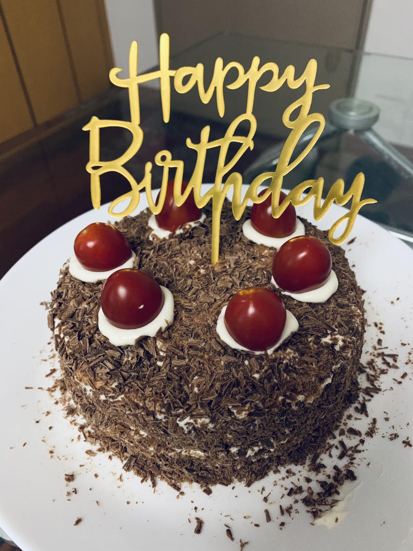 shirleywsb做的黑森林蛋糕6寸新手零失败