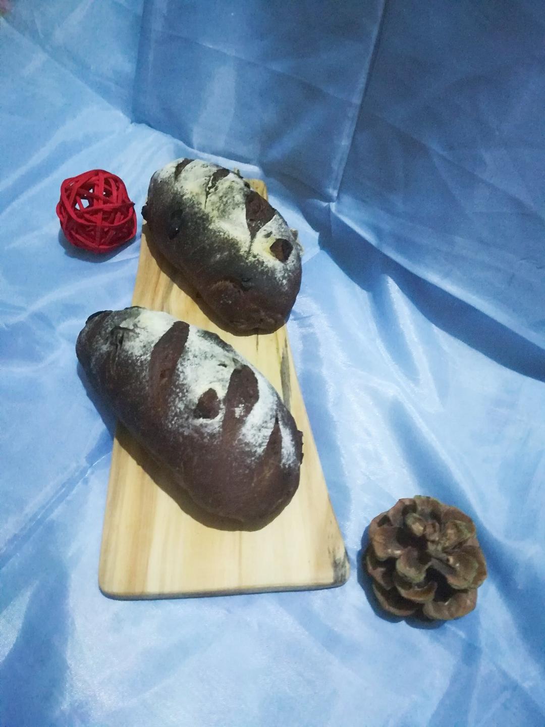巧克力软欧包(无糖)