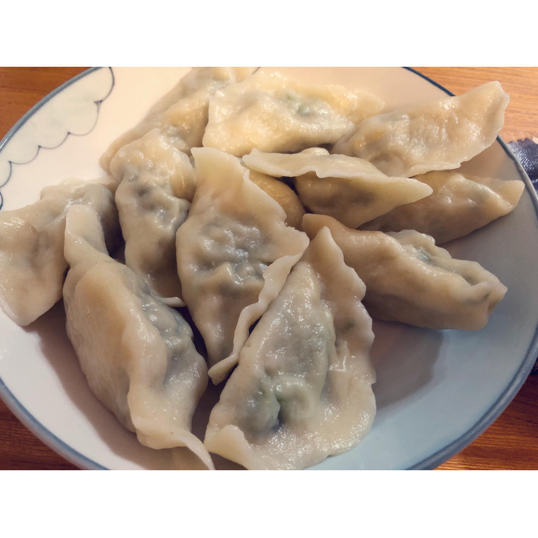 荠菜冬笋鲜肉饺子