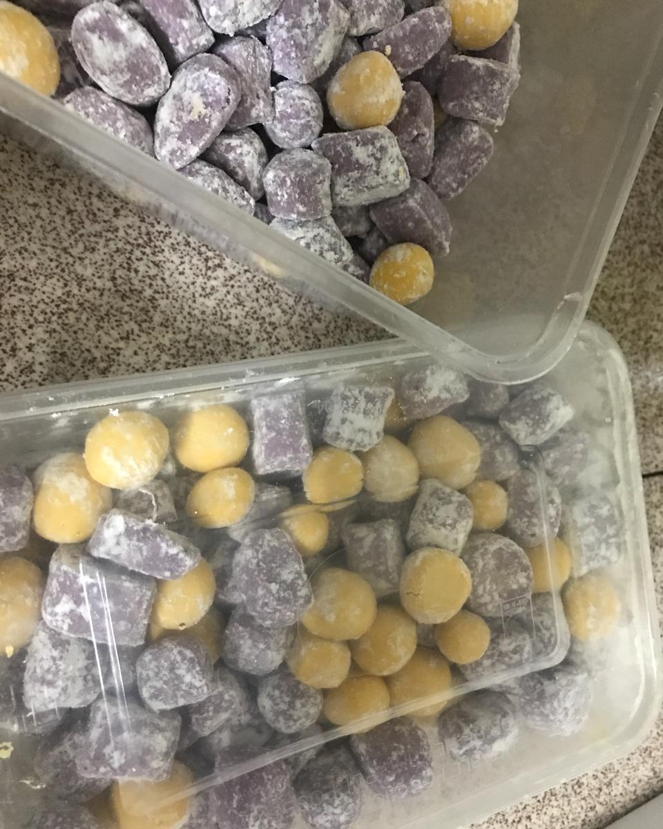 自制三色芋圆1⃣️（附上窍门详细比例）