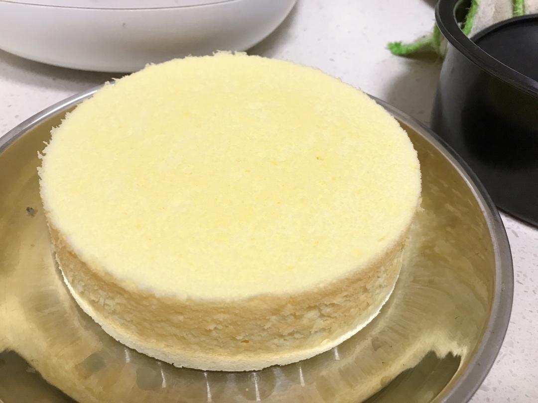 蒸蛋糕。。。清蒸戚风蛋糕---健康营养蒸出来（2蛋6寸）
