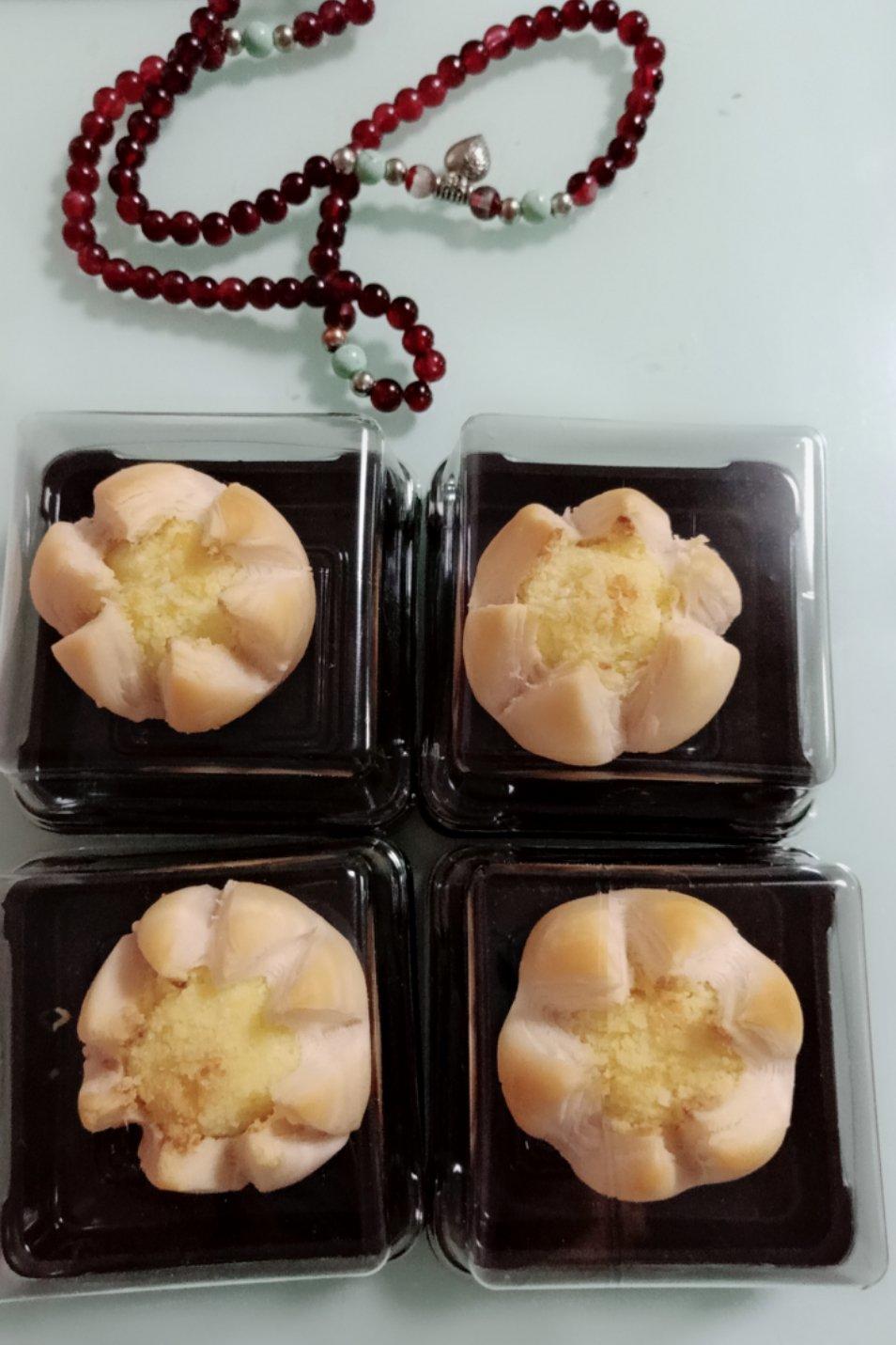 【荷花酥】没有烤箱，也能做出以假乱真的点心！