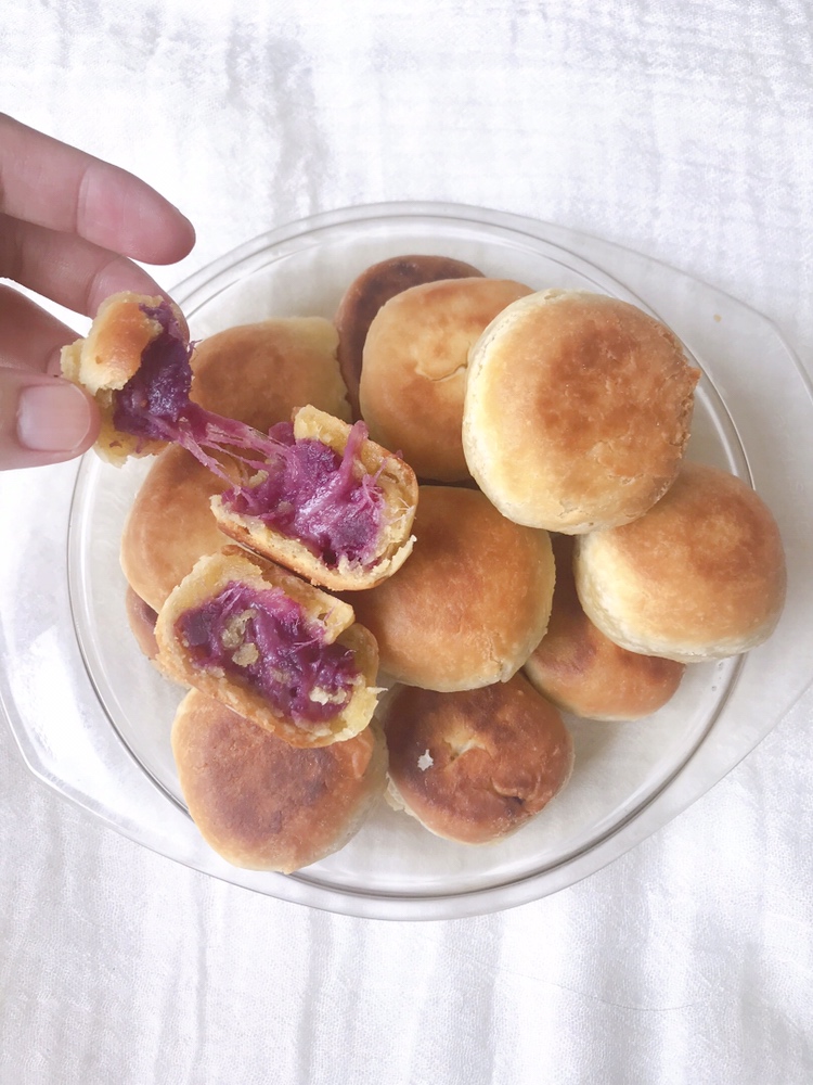 🍠紫薯乳酪糕的做法