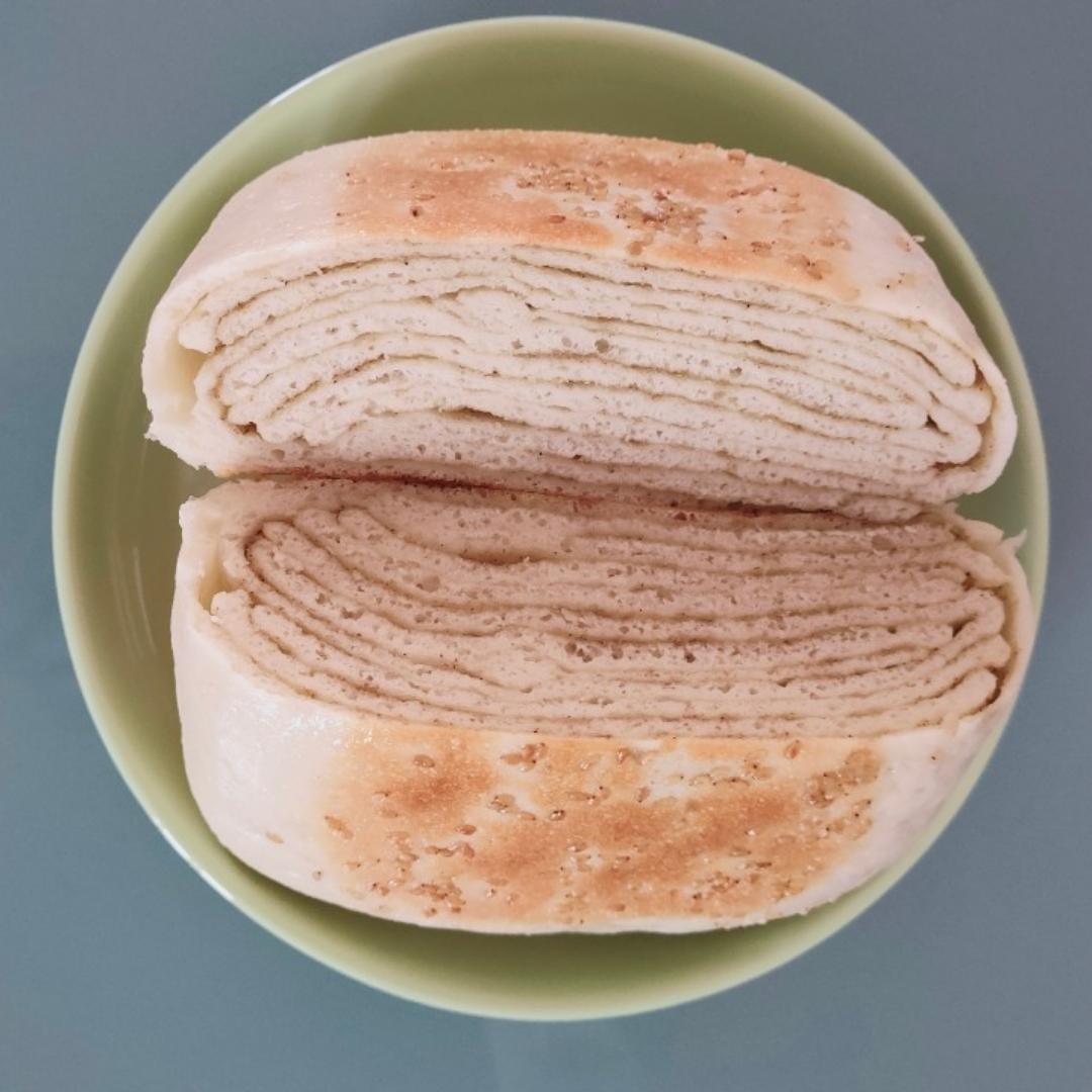 芝麻发面千层饼 柔软层多 做法简单 附细节视频详解