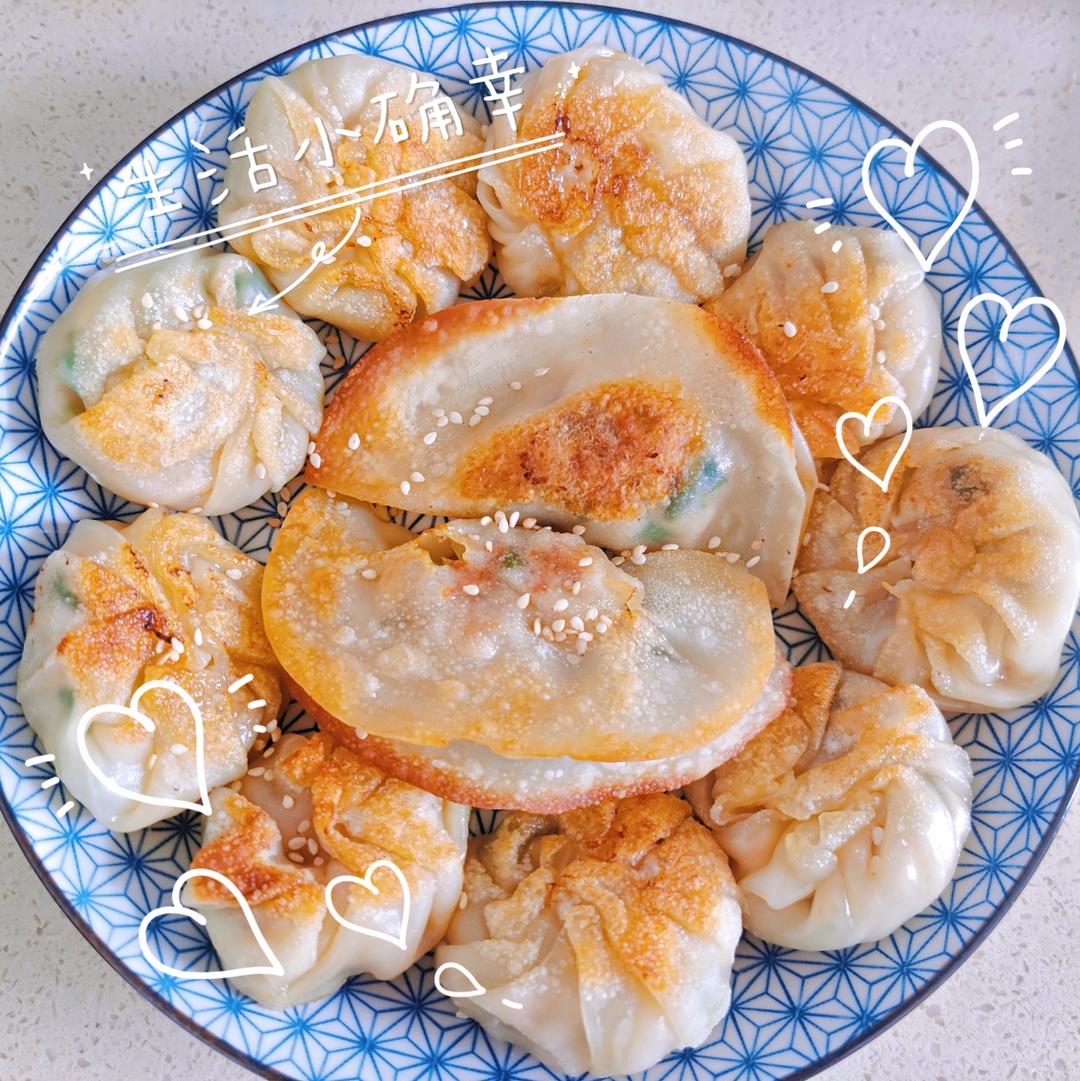 饺子皮版生煎包