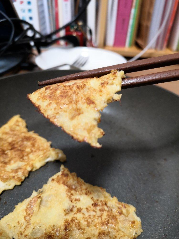超级简单！香蕉鸡蛋小饼