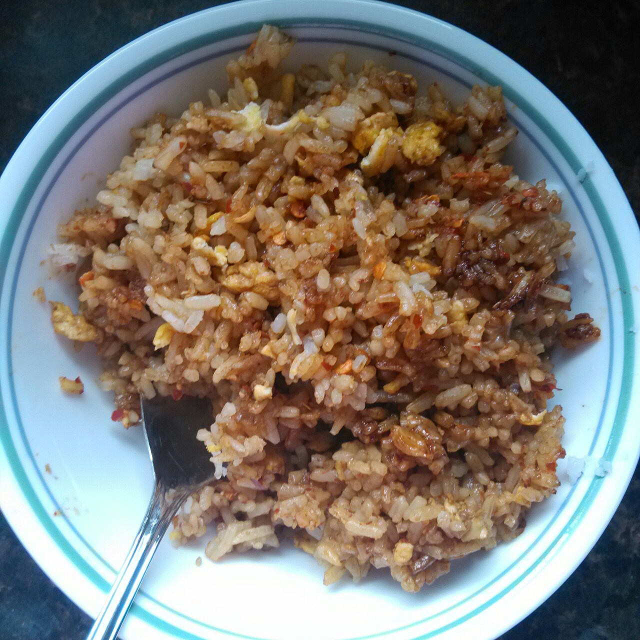 傻瓜版酱油炒饭