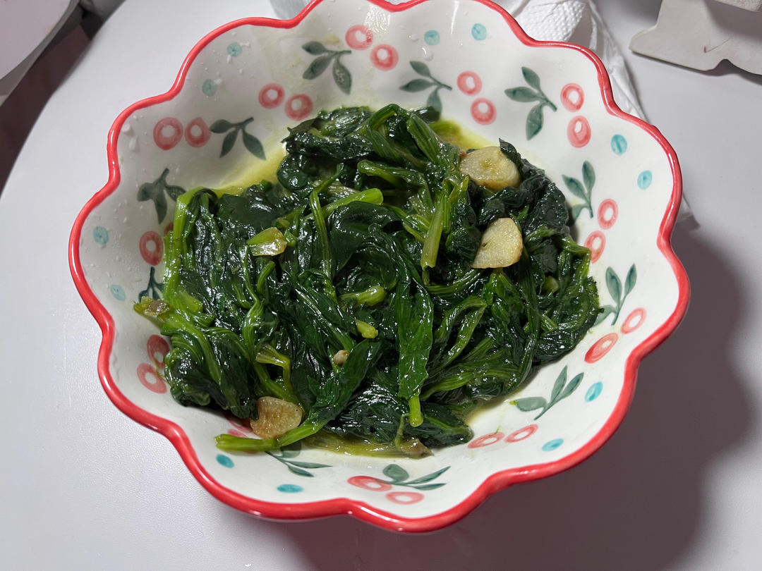 清炒菠菜