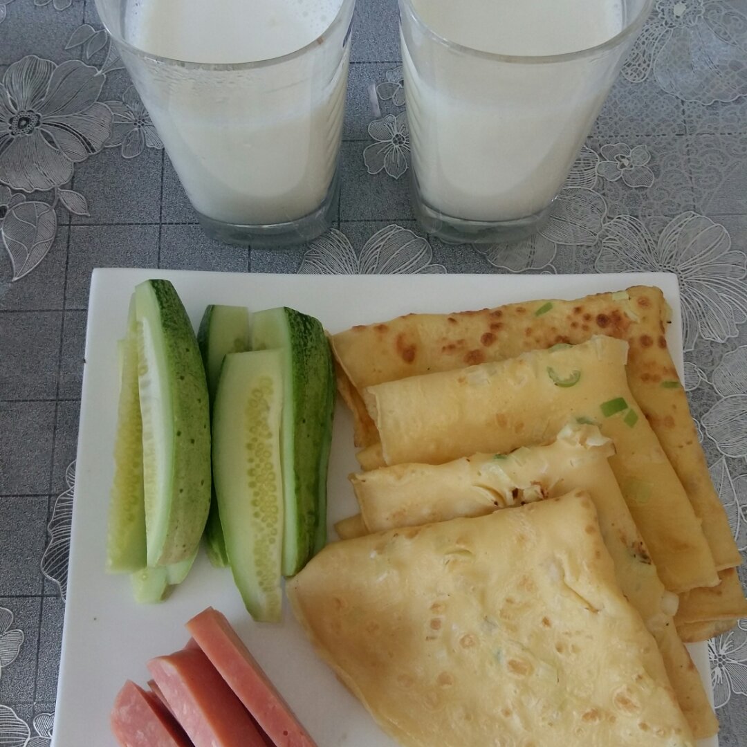 葱花鸡蛋饼