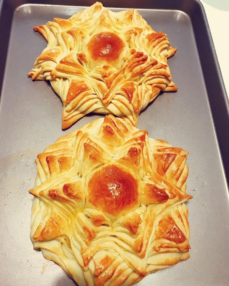 太阳花手撕面包