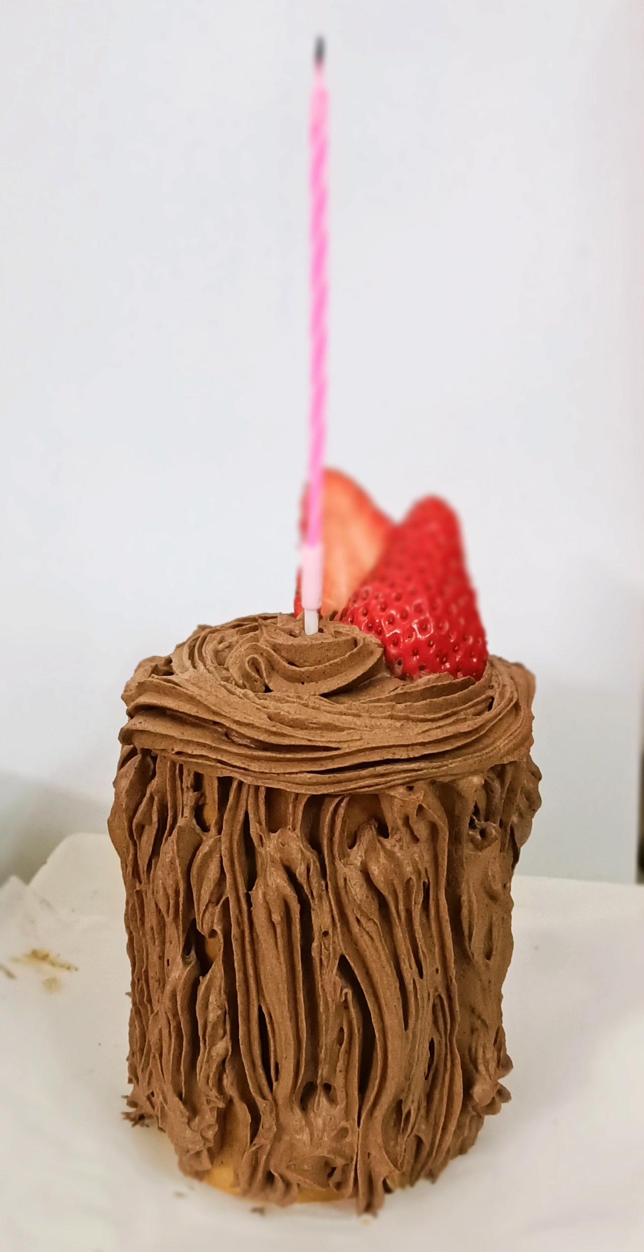 超详细 奶油巧克力生日裸蛋糕