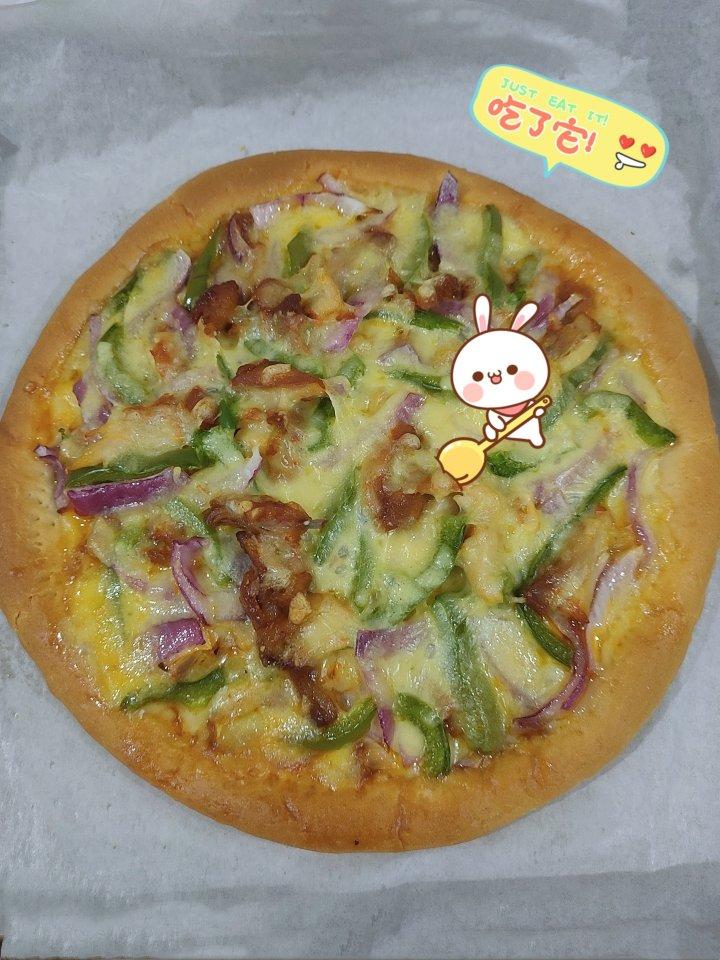 奥尔良烤鸡肉披萨
