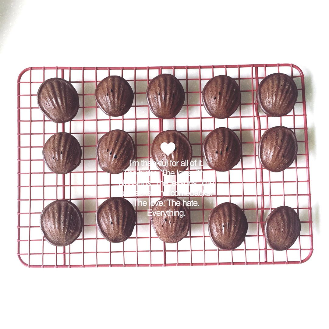 可可花生酱软心玛德琳