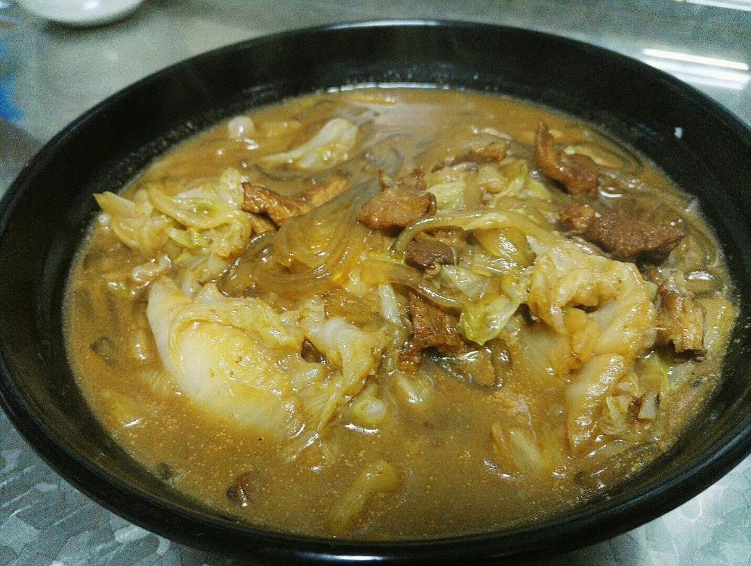 猪肉白菜炖粉条