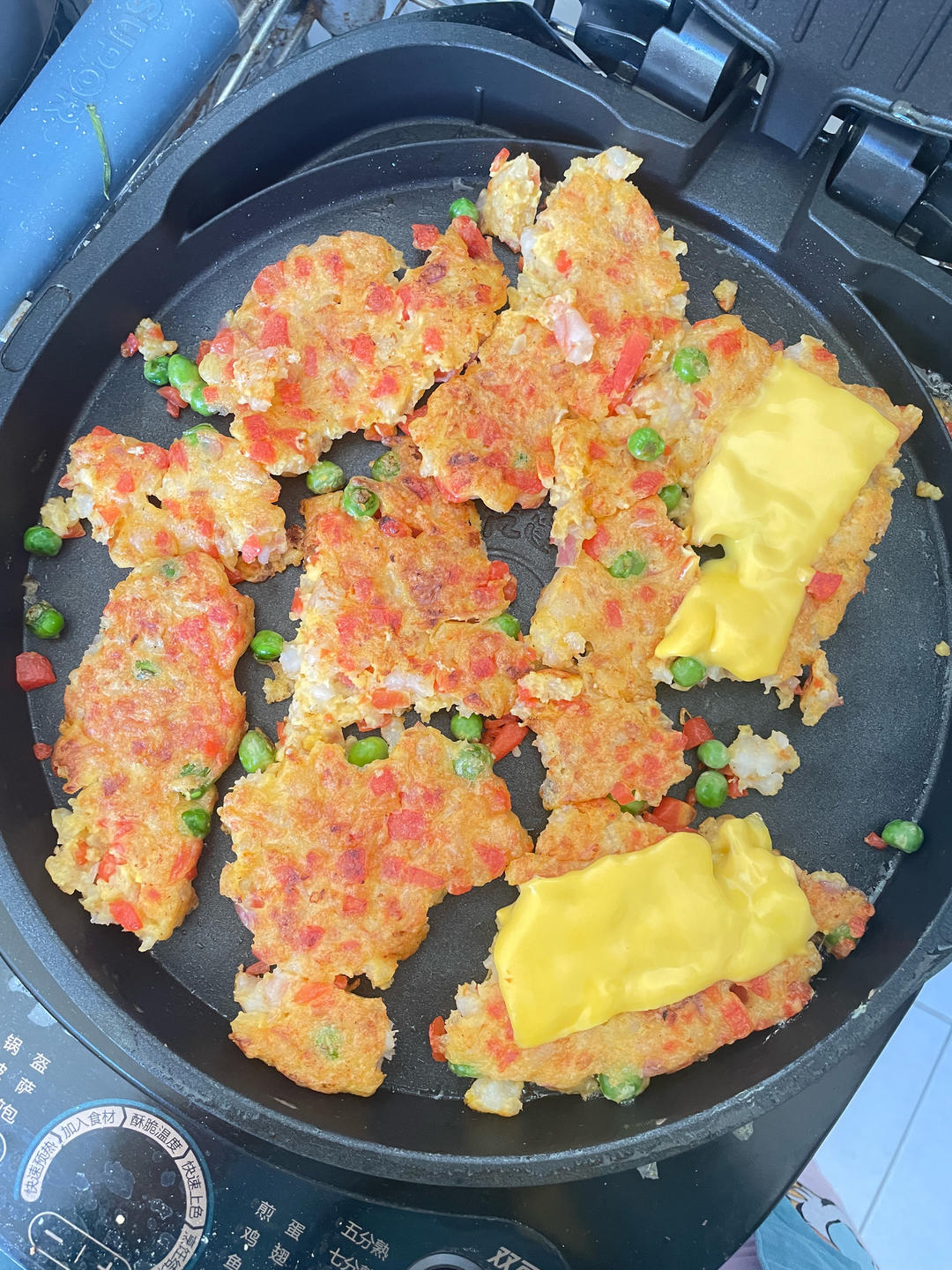 【女儿极力推荐】虾饼颗粒感玉米粒胡萝卜丁早餐搭档满口虾肉健身减脂蛋白质