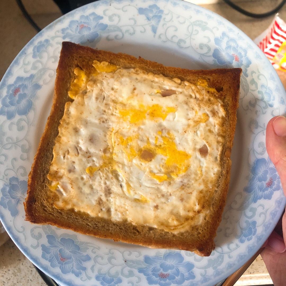 爆浆芝士火腿三明治（平底锅版）