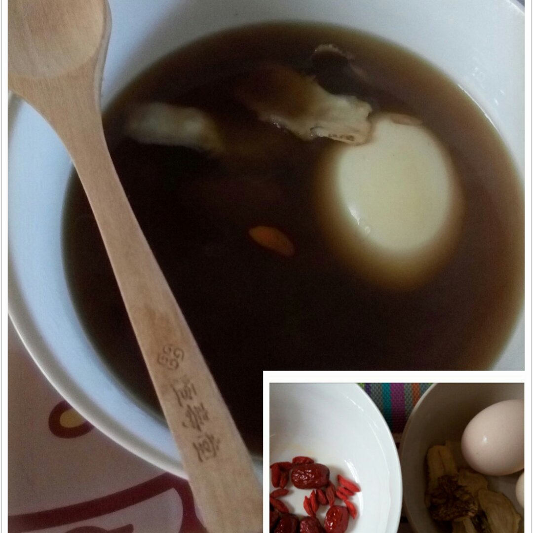 当归红枣鸡蛋汤