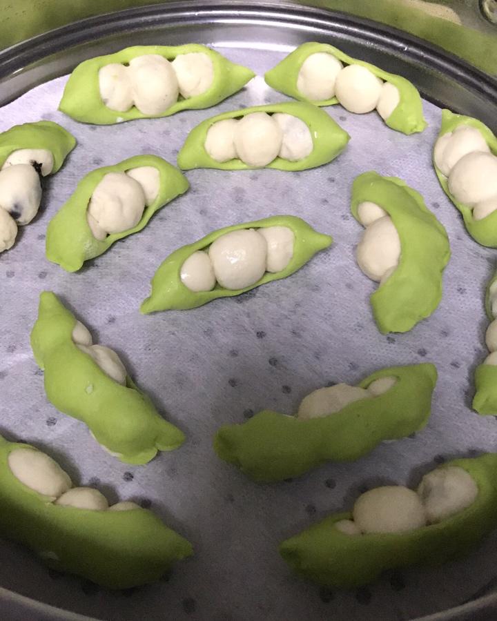 豌豆荚馒头