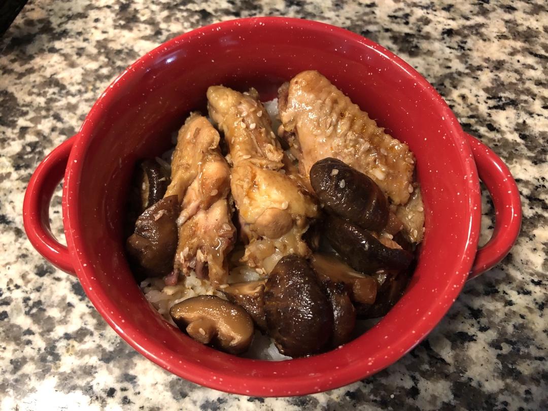 酱香浓郁的卤鸡腿、翅中、鸡胗子（附赠小白菜炖豆腐）