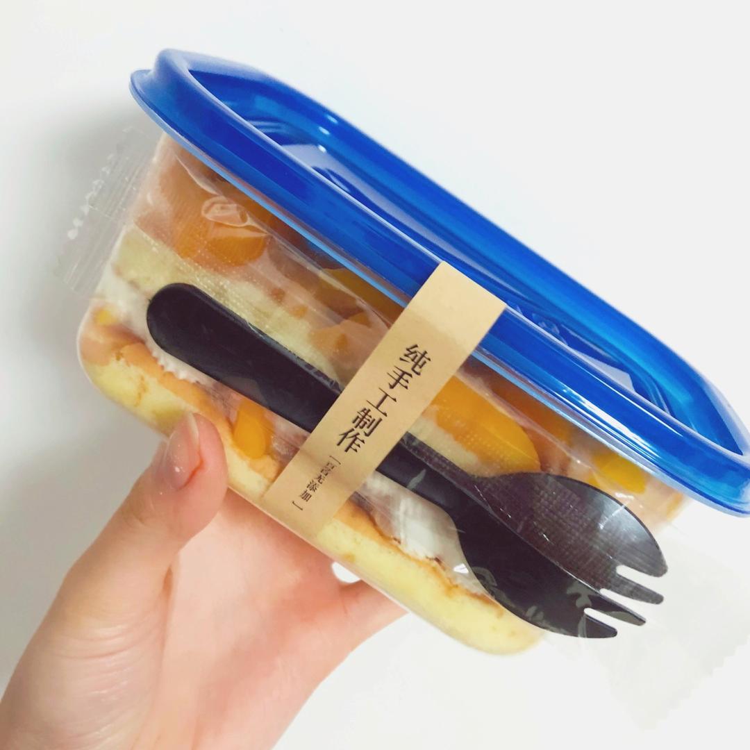 简单快手的便当饭盒水果盒子蛋糕