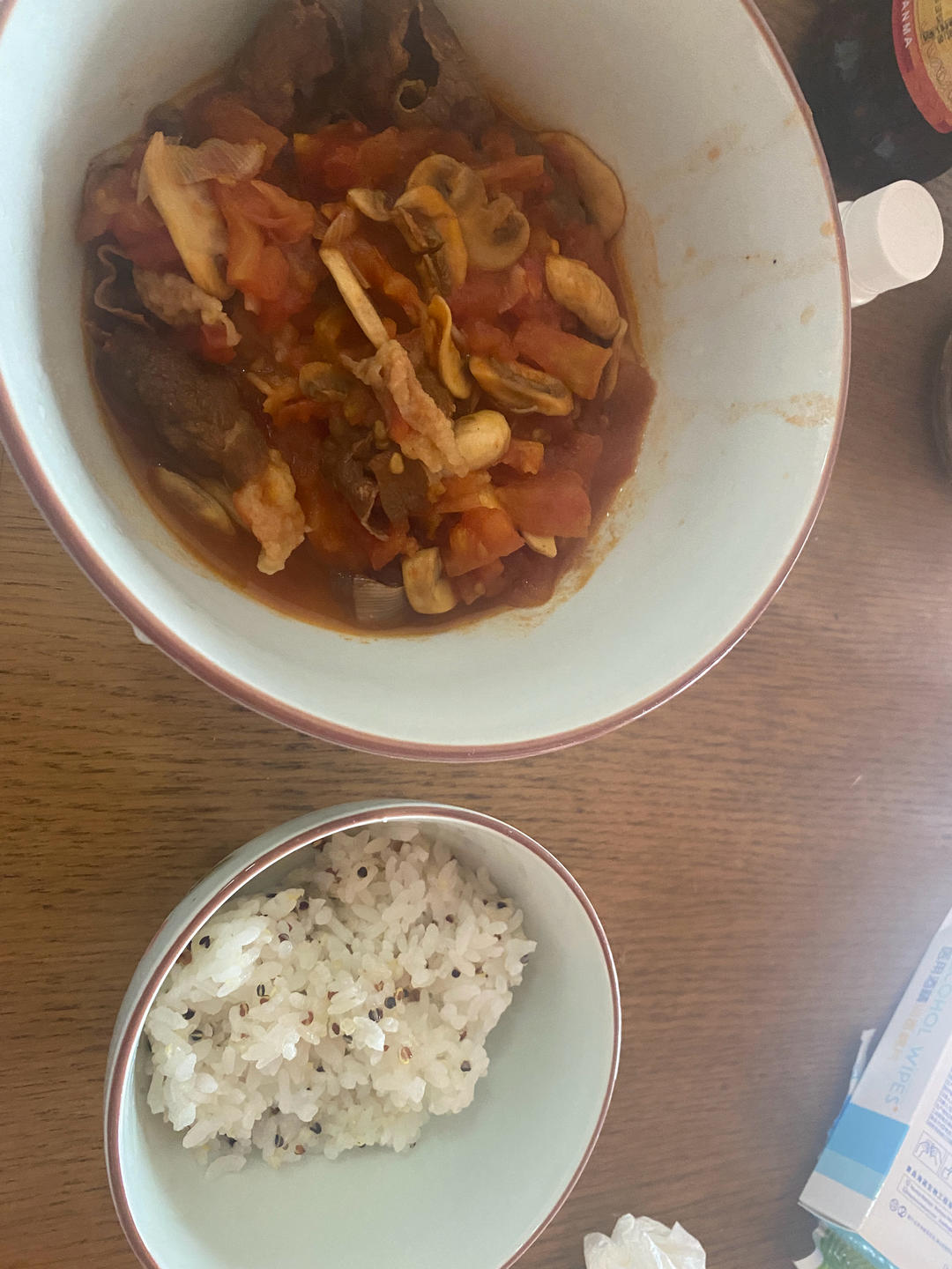 喝完一碗还想再来一碗的番茄肥牛口蘑汤